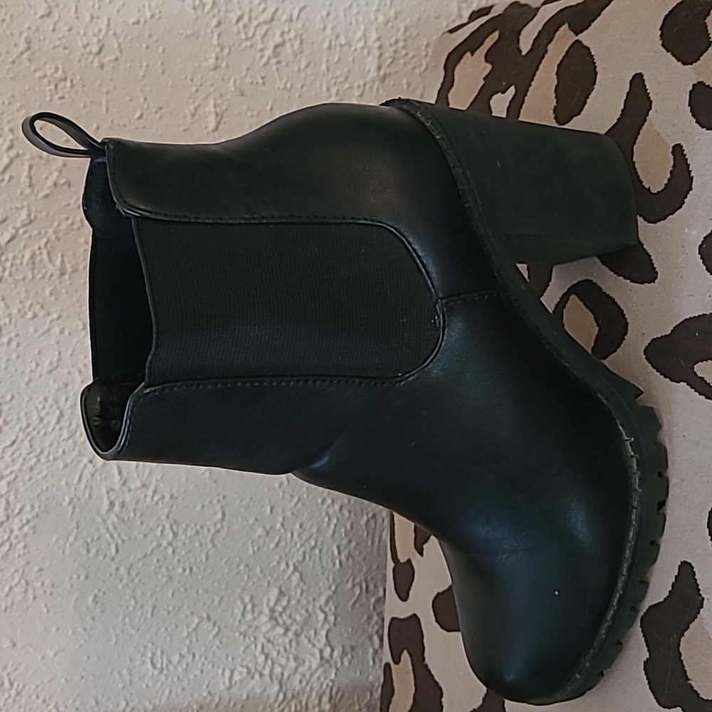 Sleek Black Ankle Booties